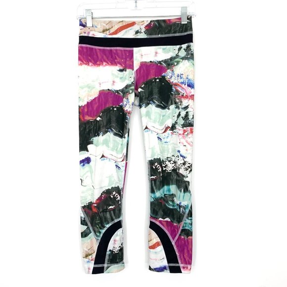 Lululemon‎ Run Inspire Crop II Pigment Wave Legging - Picture 1 of 8